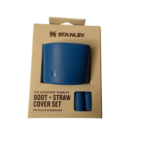 SOLD 3/$25 NEW Stanley Blue Boot and Straw Cover Set - Picture 6 of 6